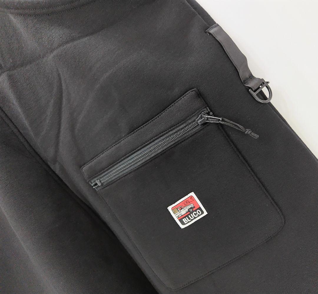 パンツ BONDING KNIT OVERALL(BLK)L