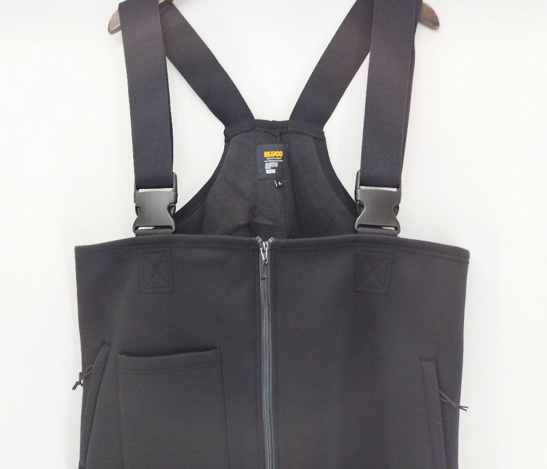 パンツ BONDING KNIT OVERALL(BLK)L