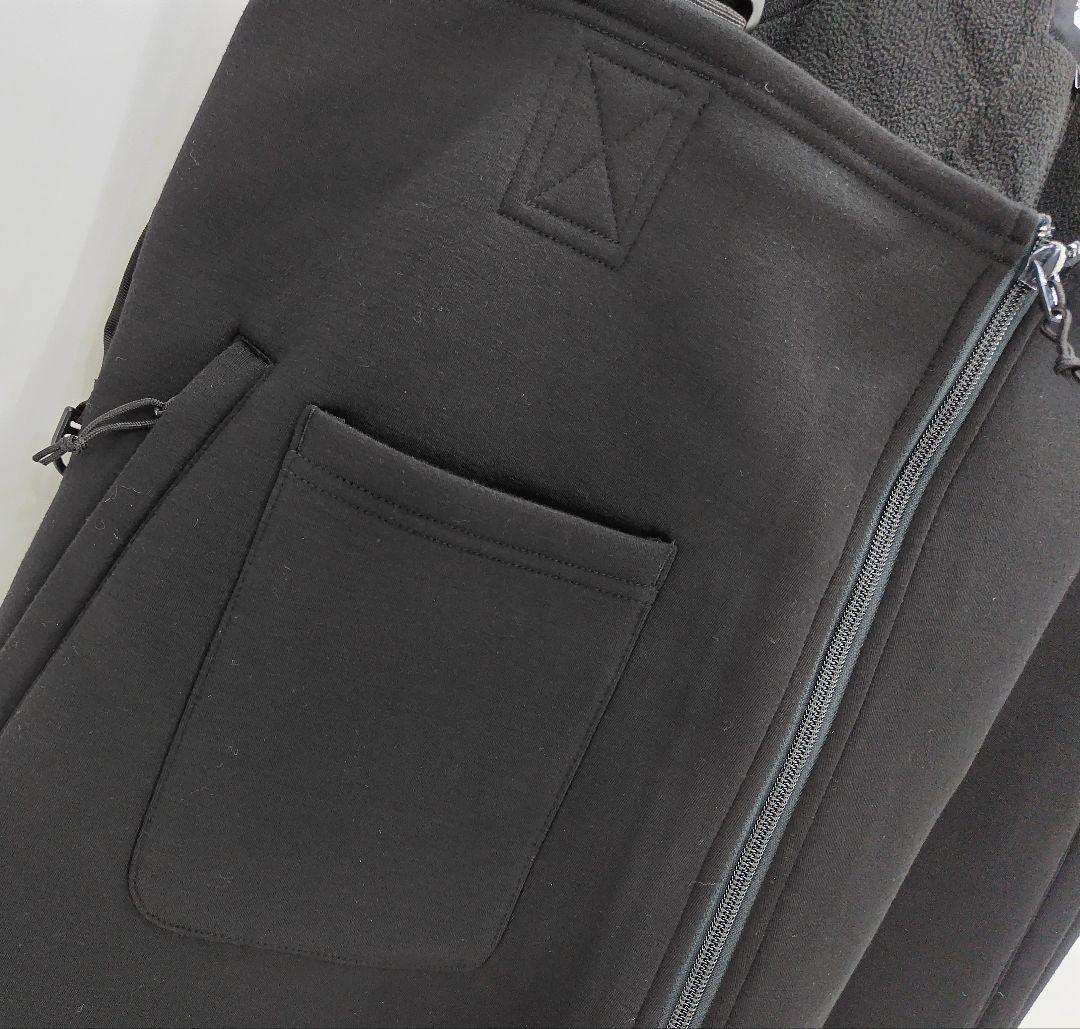 パンツ BONDING KNIT OVERALL(BLK)L