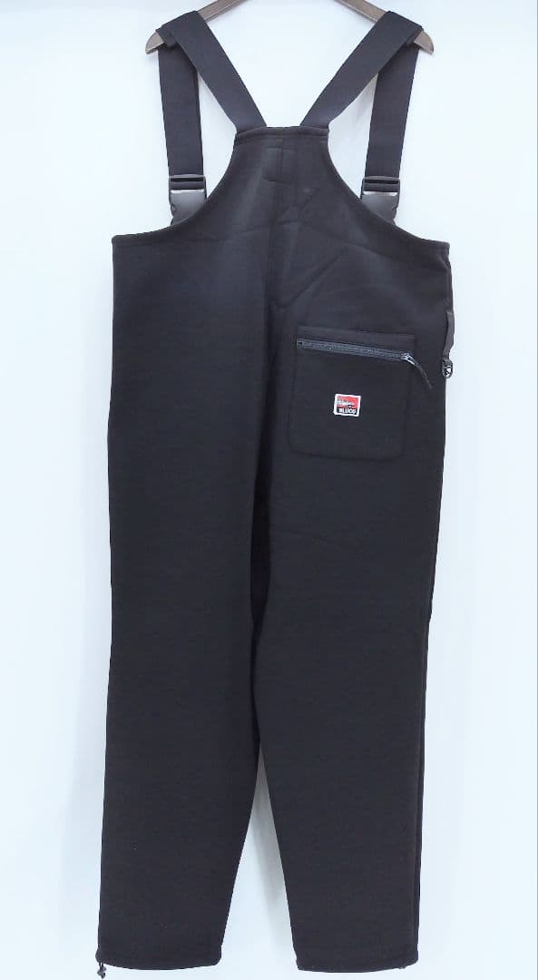 パンツ BONDING KNIT OVERALL(BLK)L