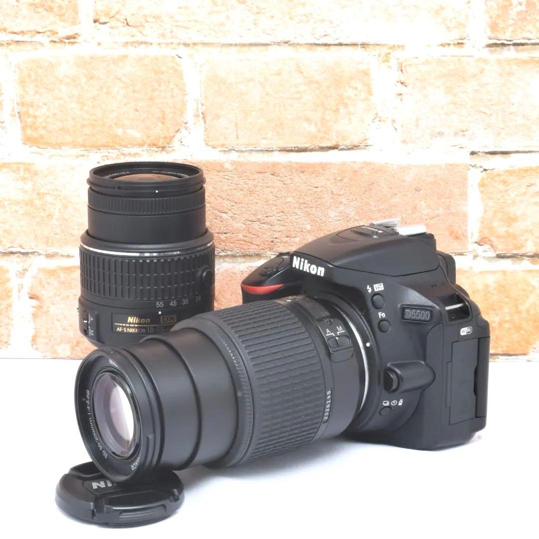 Wi-Fiでスマホ転送✨Nikon ニコン D5500✨一眼レフカメラ入門◎