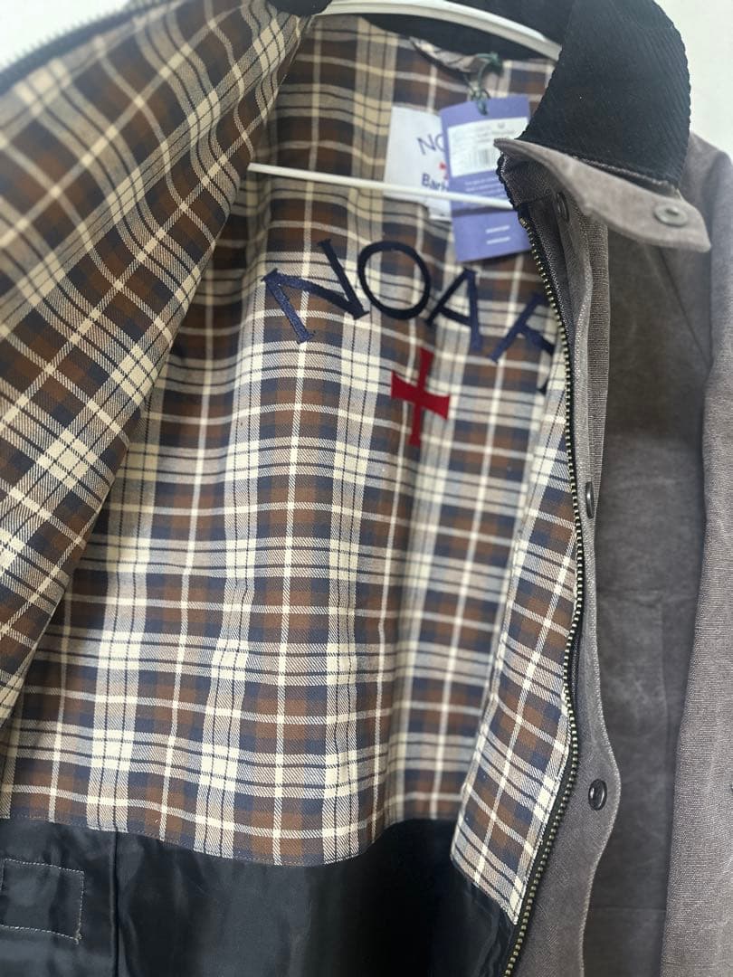 男女兼用 Barbour × Noah キャンバス ビデイルジャケット