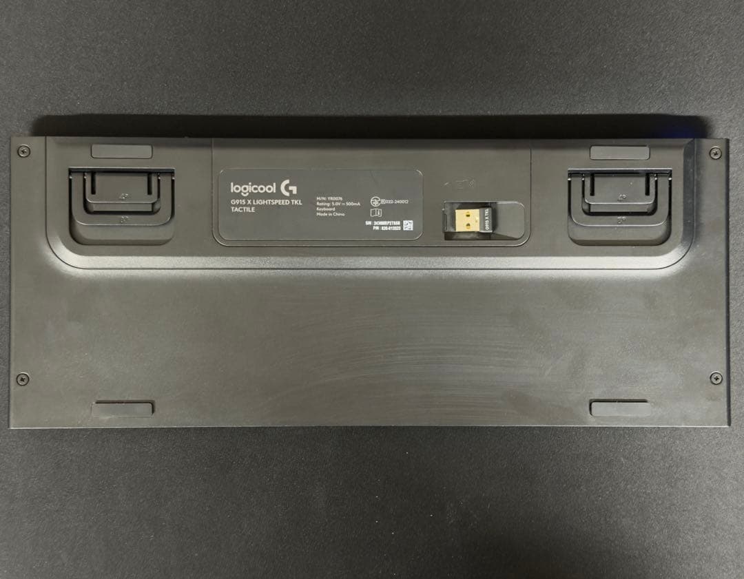 ロジクール　G915 X LIGHTSPEED TKL タクタイル ブラック