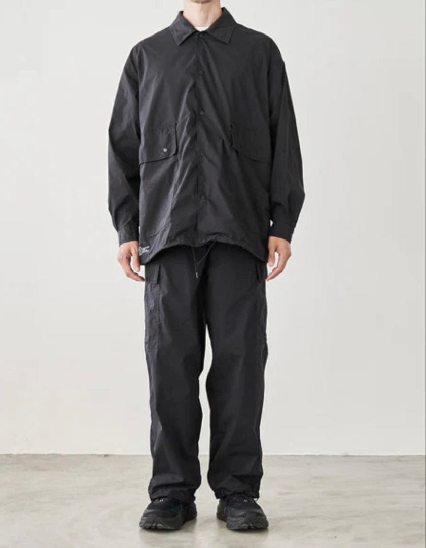 フレッシュサービスSIDE POCKETS STRETCH OVER SHIRT