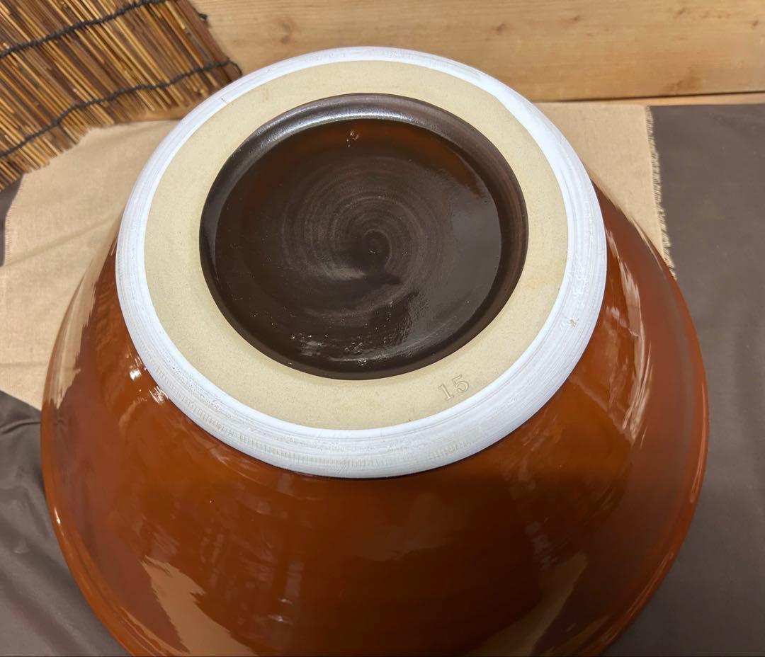 新品未使用/特価品❕常滑焼/ヤマセ/特大/15号/すり鉢/１点　大鉢/こね鉢