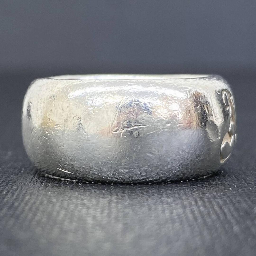 A&G シルバー 925 ロゴ シール スタンプ リング 15号