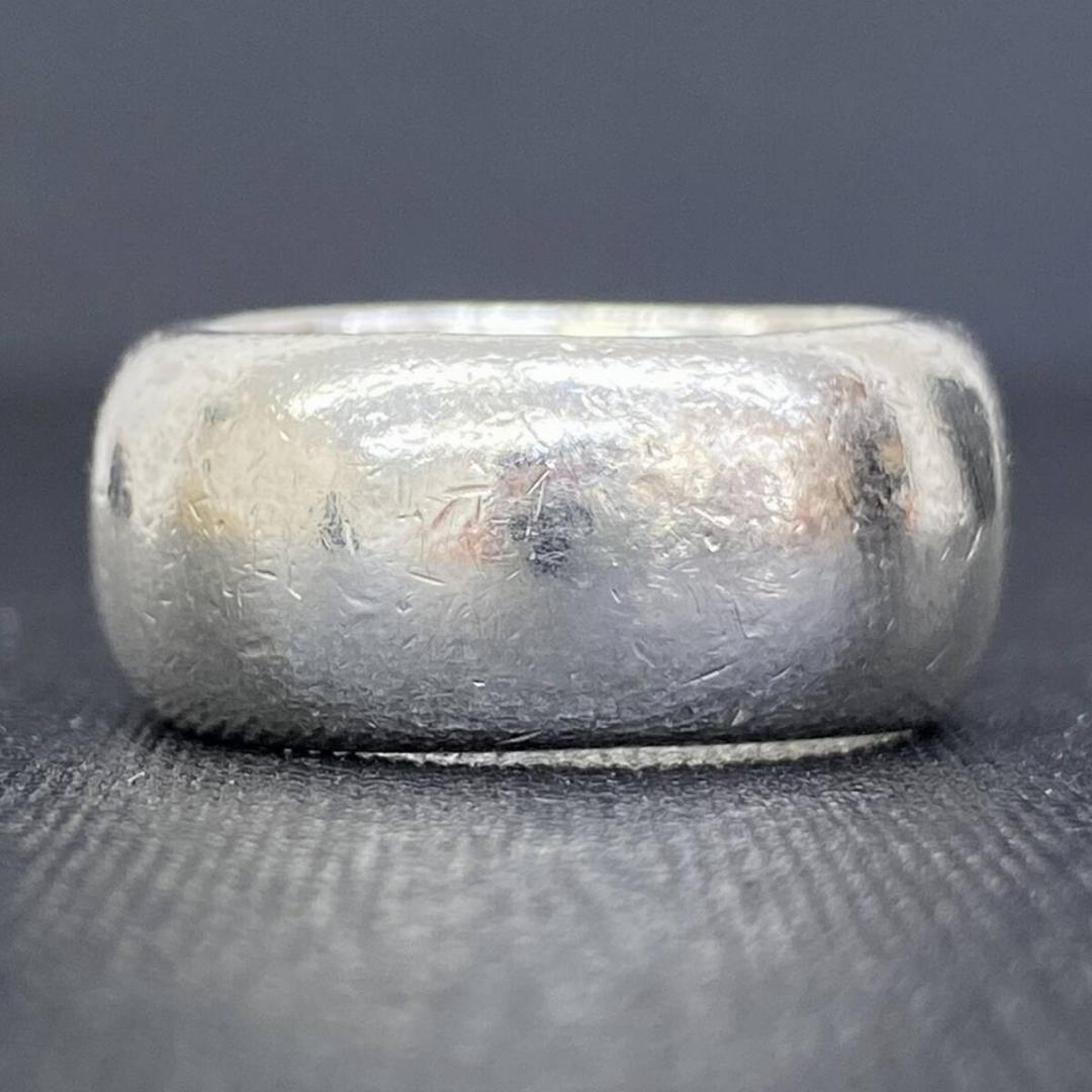 A&G シルバー 925 ロゴ シール スタンプ リング 15号