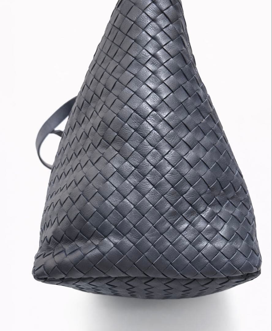 【美品】ボッテガヴェネタ BOTTEGA VENETA トートバッグ ネイビー