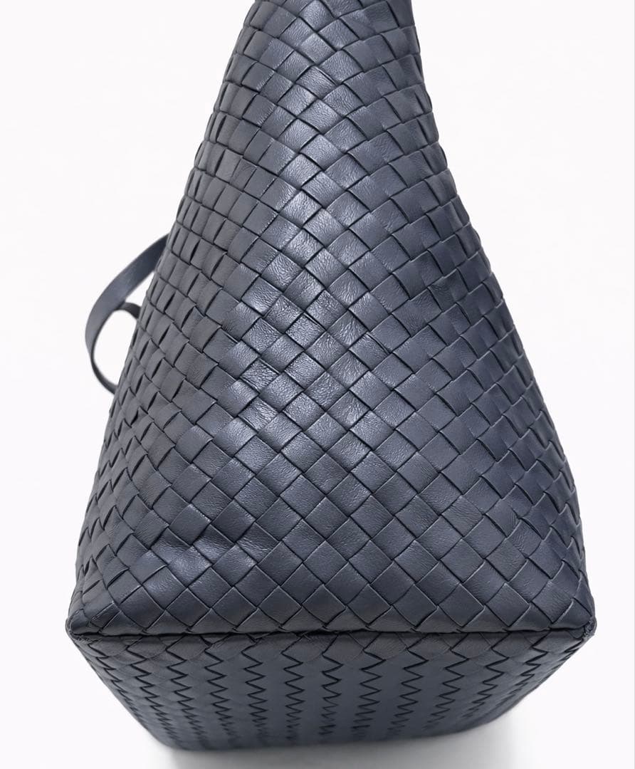 【美品】ボッテガヴェネタ BOTTEGA VENETA トートバッグ ネイビー