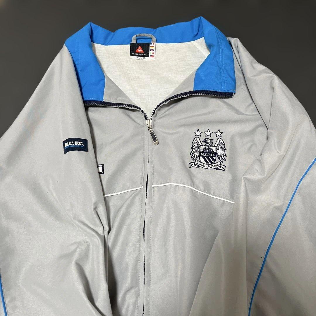希少 マンチェスターシティ ナイロンジャケット