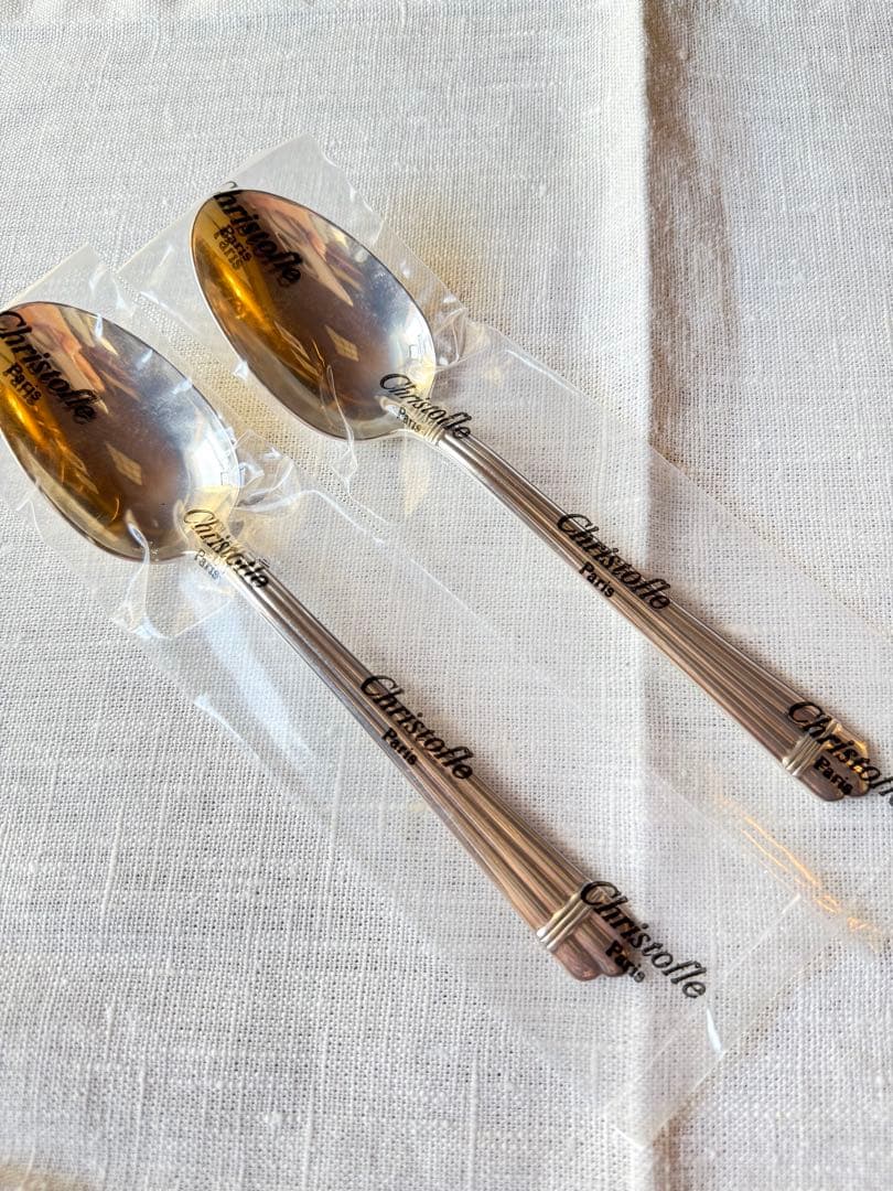 希少品　未開封クリストフルカトラリー　アリアシリーズ6本セット