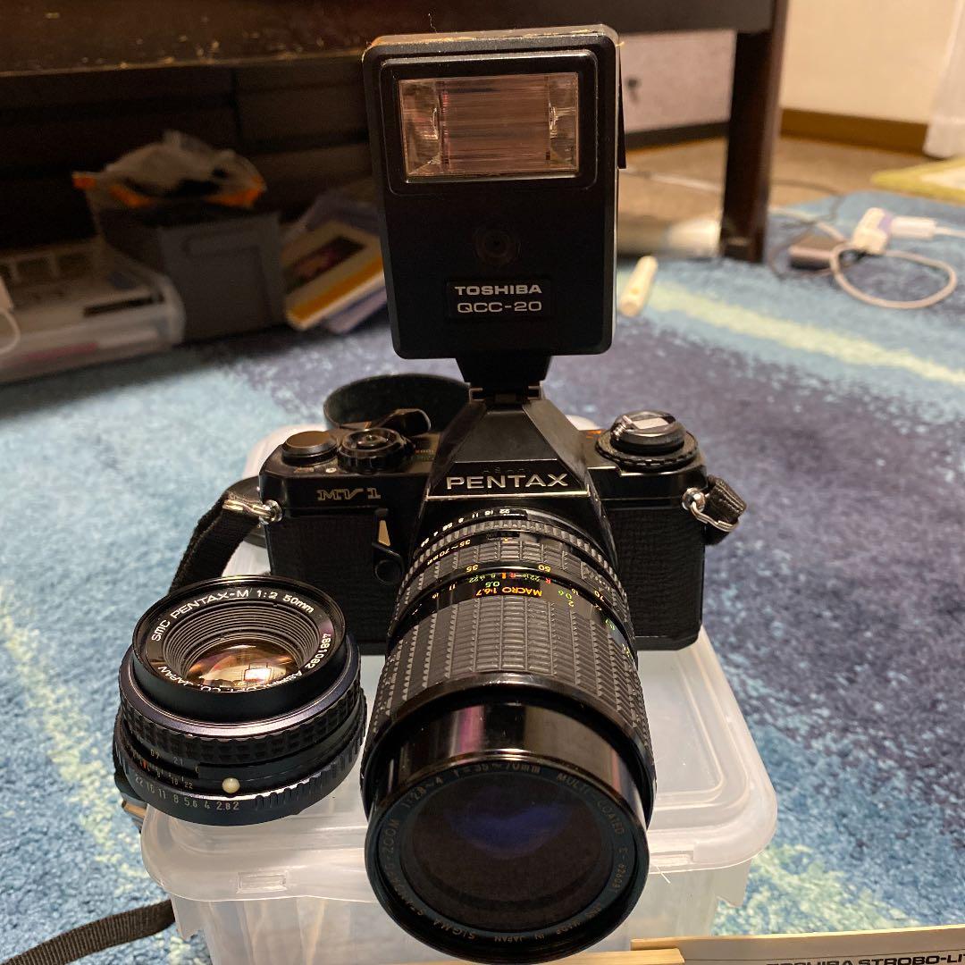 フィルムカメラ pentax mv1 sigma standard-zoom