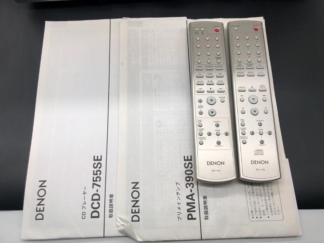 DENON 上下セット プリメインアンプ CDプレーヤー