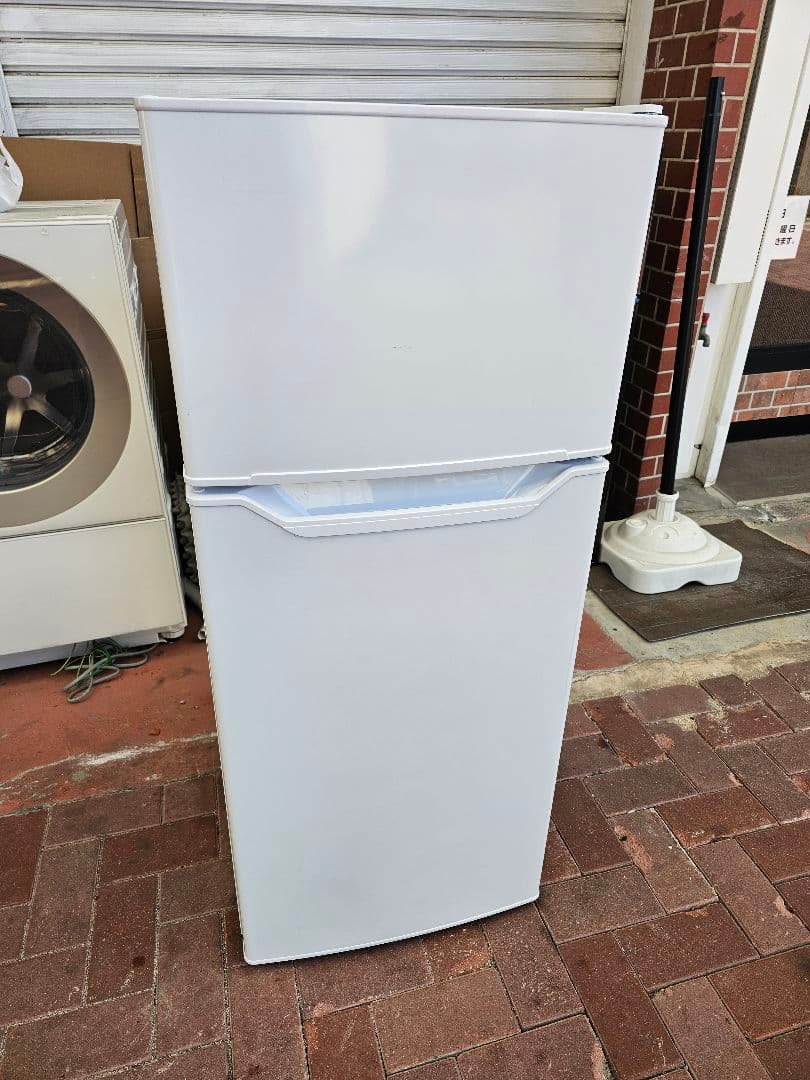 【福岡限定】YAMAZEN 冷凍冷蔵庫ホワイト MFR-D130 2025年