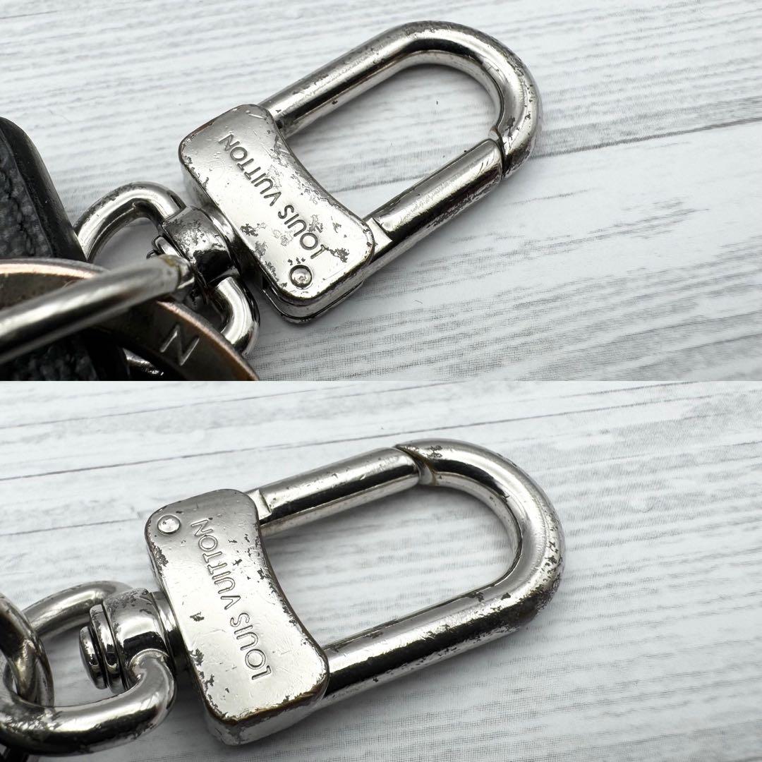 ルイヴィトン キーホルダー モノグラム エクリプス アンシャッペ　ブラック