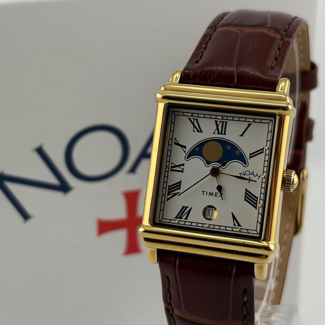 【極美品】ノア × タイメックス ムーンフェイズウォッチ NOAH 箱付