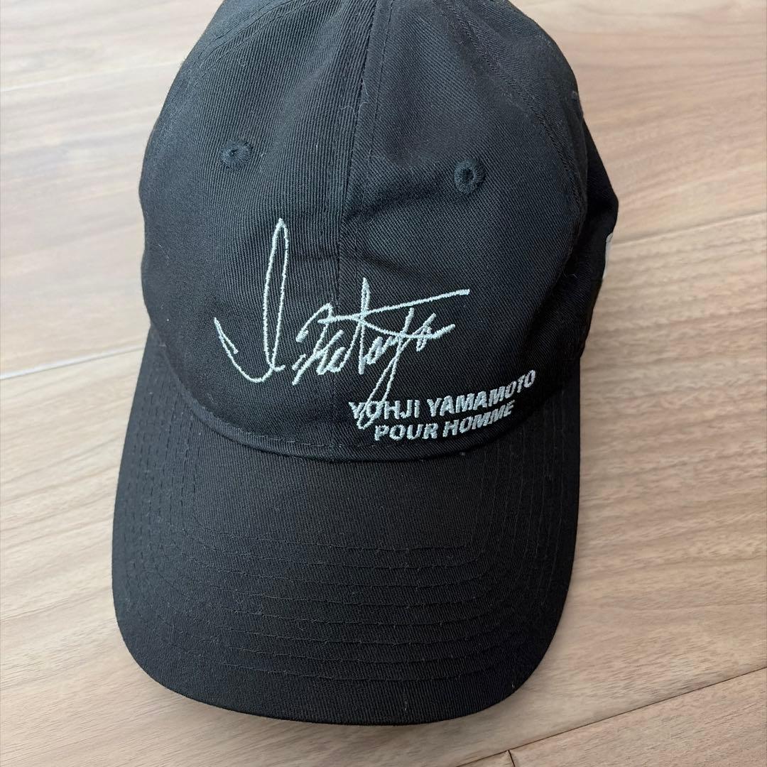 Yohji Yamamoto バックラッシュ　ブラックベースボールキャップ