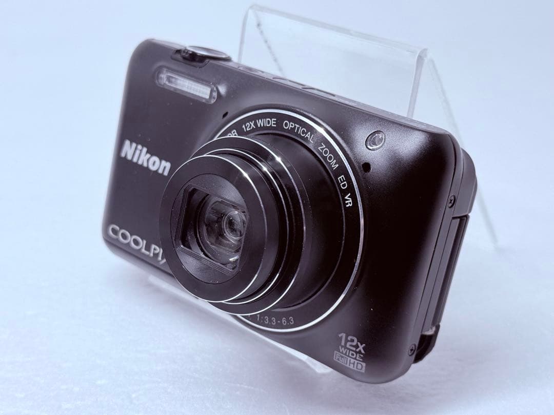 Nikon COOLPIX S6600 ブラック 自撮り可 wifi転送可 人気