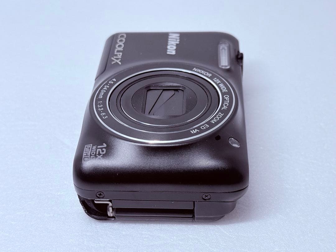 Nikon COOLPIX S6600 ブラック 自撮り可 wifi転送可 人気