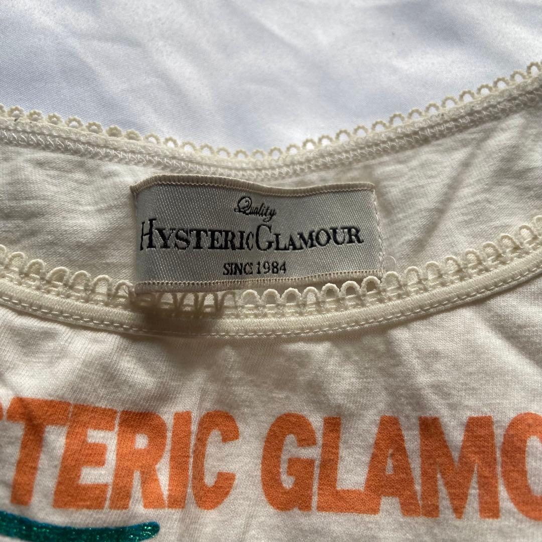 00s HYSTERIC GLAMOUR タンクトップ レース ラメ ヒスガール
