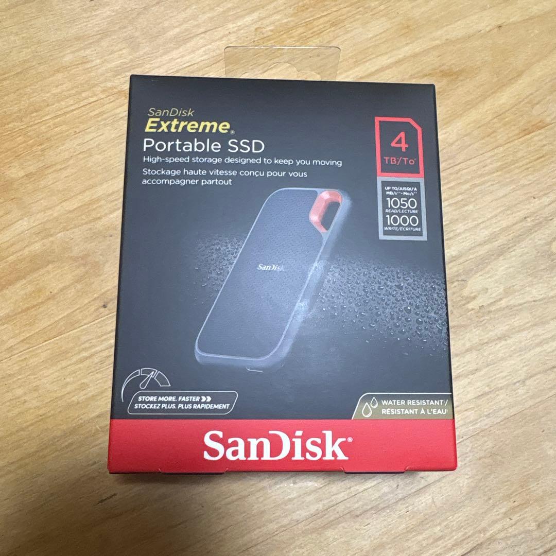 SanDisk 4TB Extreme Portable SSD 新品未開封