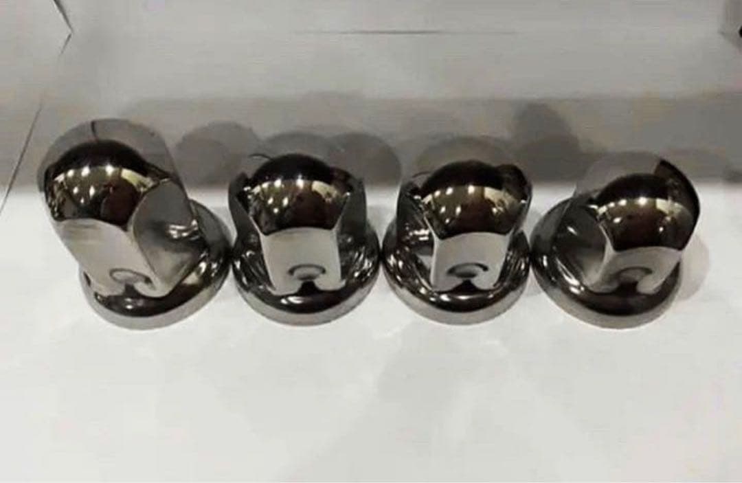 ナットキャップ★ステン鏡磨き★ISO規格33mm★64個予備付き