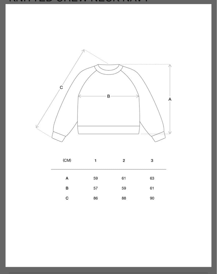 トップス simply complicated KNITTED CREW NECK