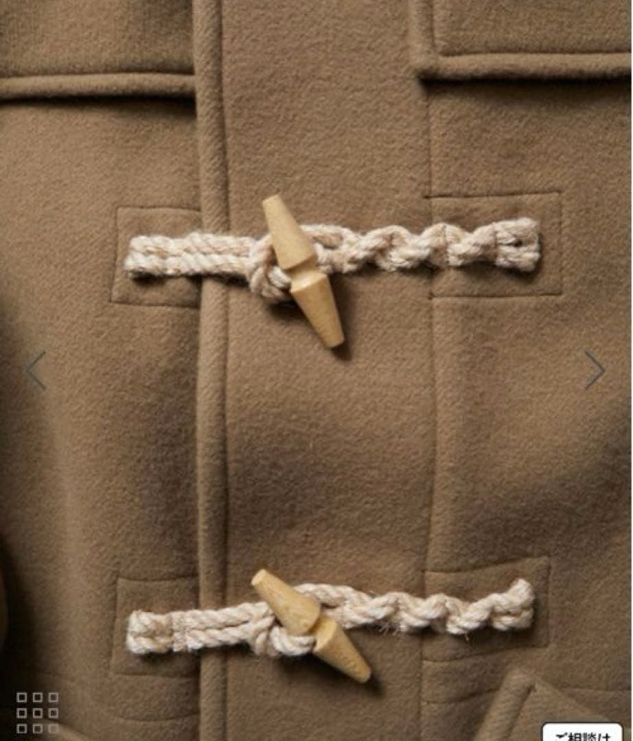 美 HYKE 再構築モデルDOUBLE FACE DUFFEL COAT