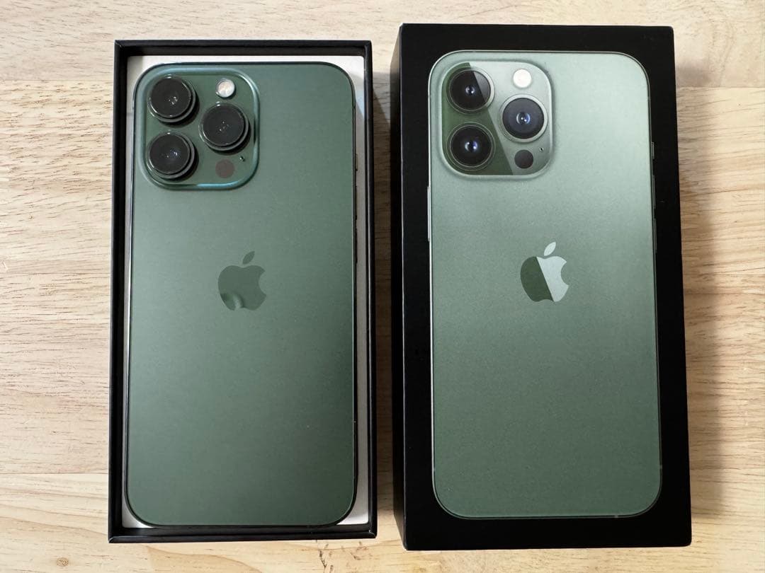 【極美品】Apple iPhone 13 Pro アルパイングリーン128GB