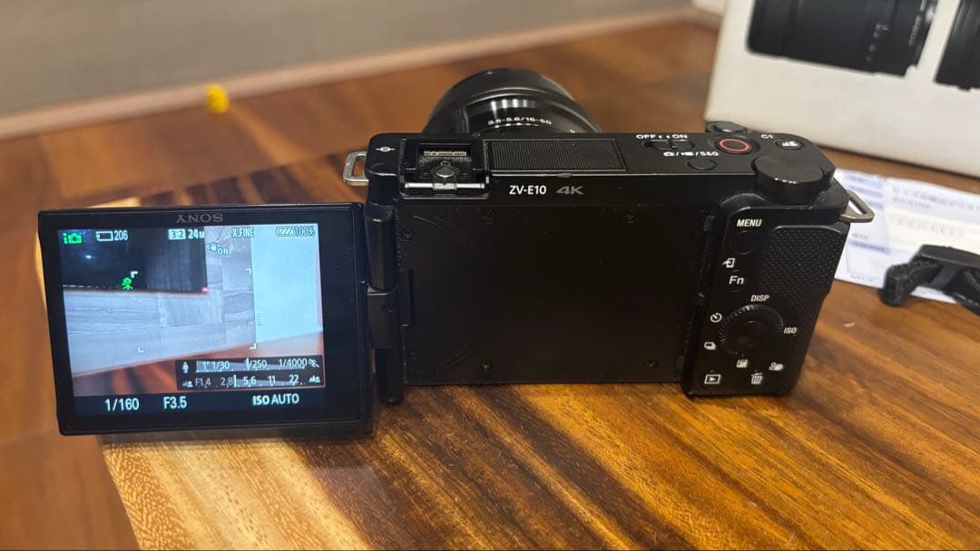 SONYZV-E10ダブルズームレンズキット望遠レンズ付リグソニーvlogカメラ