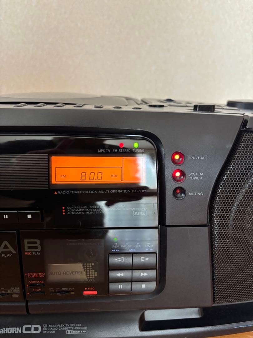 ビンテージ　SONY CFD-700 DoDeCaHORN CD