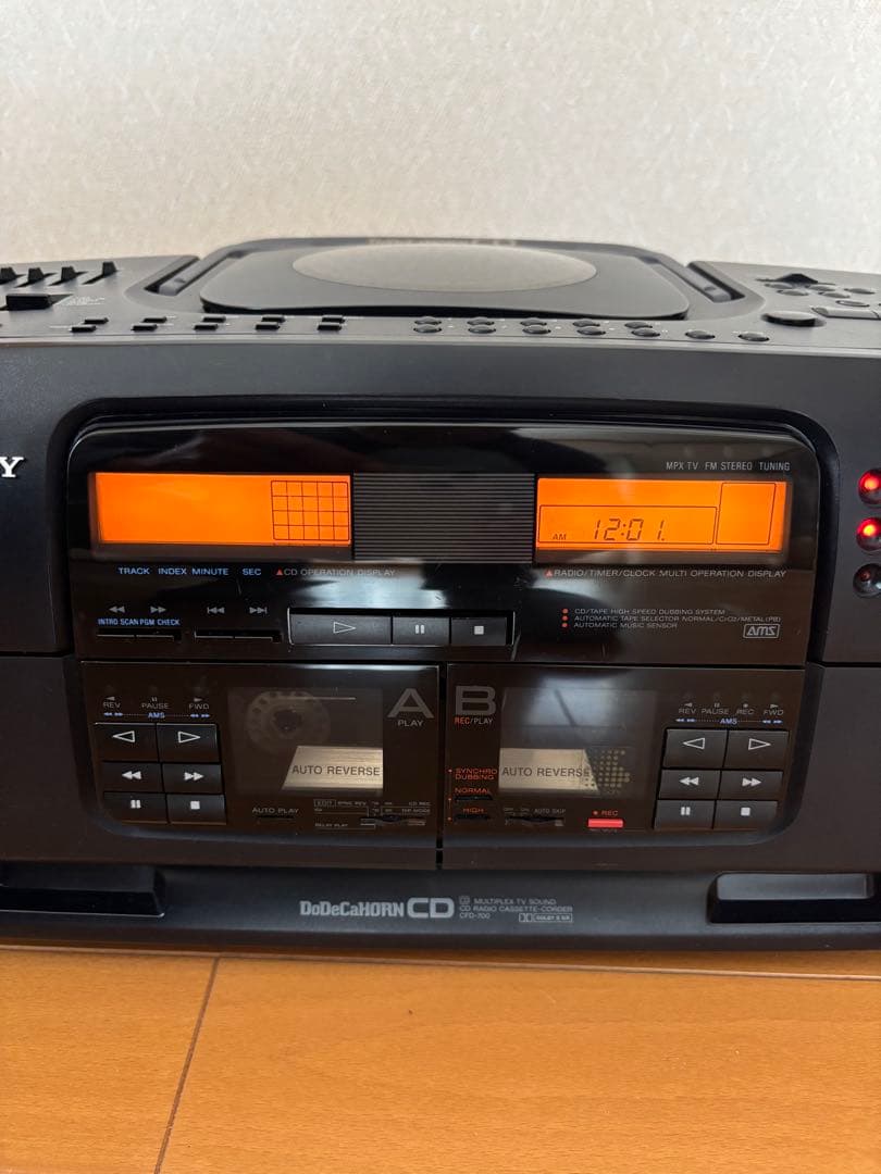 ビンテージ　SONY CFD-700 DoDeCaHORN CD