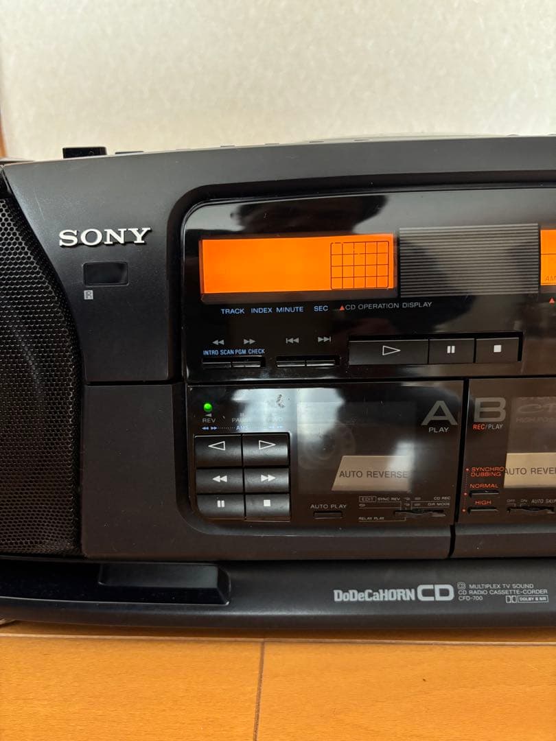 ビンテージ　SONY CFD-700 DoDeCaHORN CD