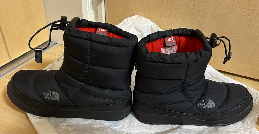 ノースフェイス　レディース　ブーツ　24.0ヌプシ 黒 NFW51686