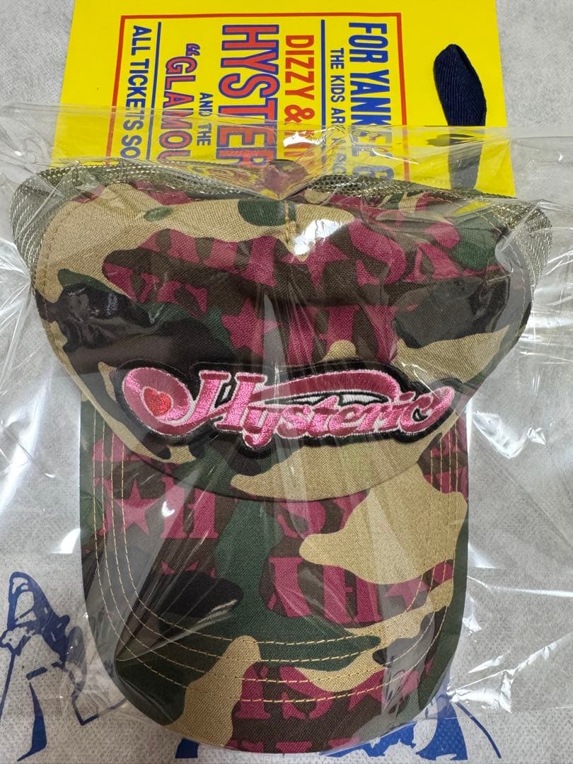 大人気！ヒステリックグラマー メッシュキャップ【WOODLAND HYS】