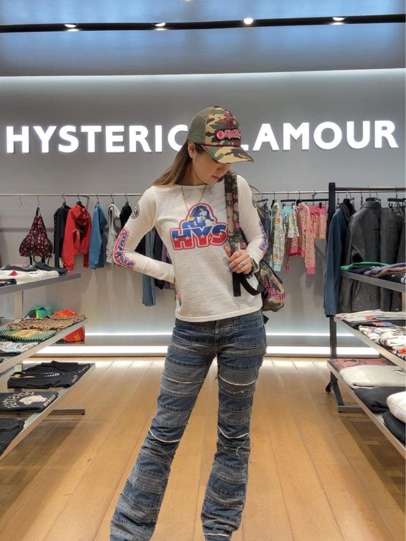 大人気！ヒステリックグラマー メッシュキャップ【WOODLAND HYS】