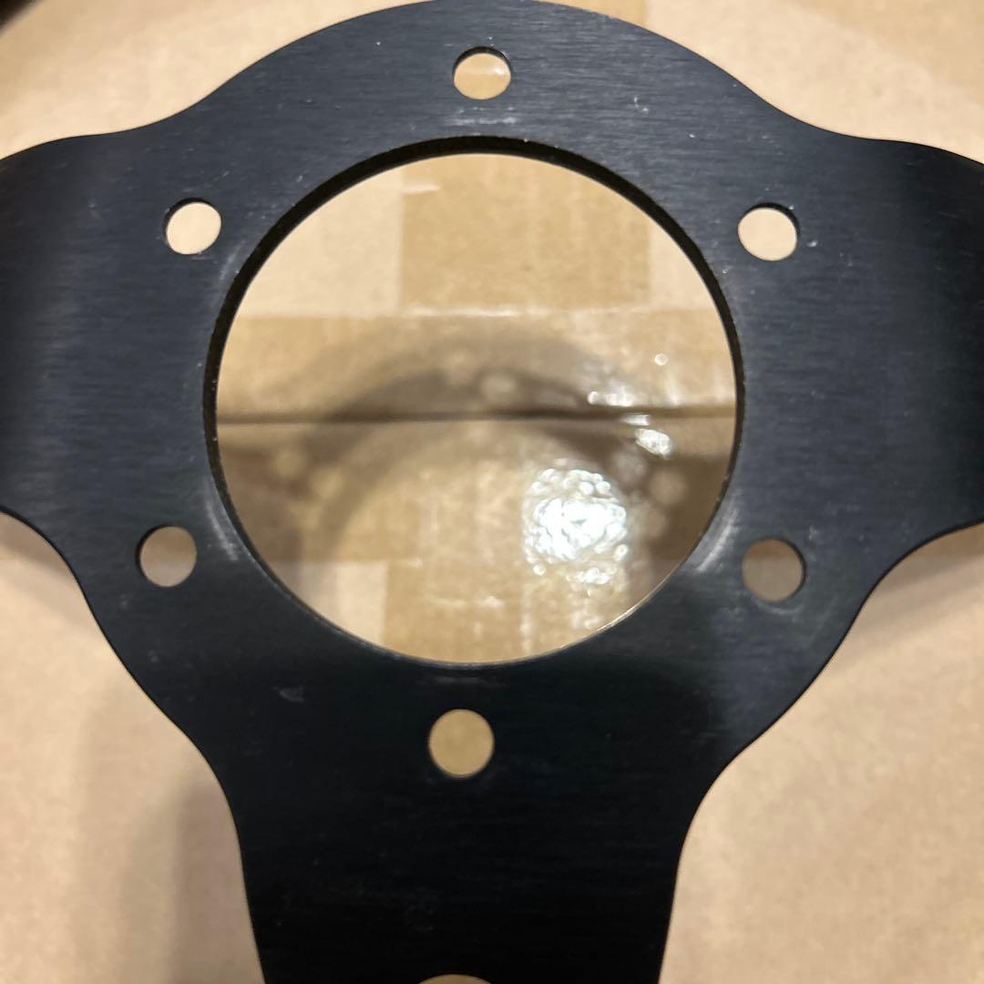 正規品 MOMO MOD08.モデル08 ブラックレザー 35パイ