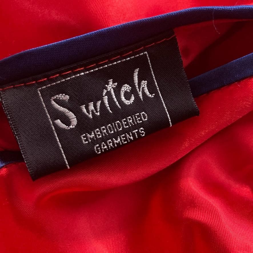 【希少】Switch　リバーシブル2WAYスカジャン 和柄刺繍 龍 虎 日本地図