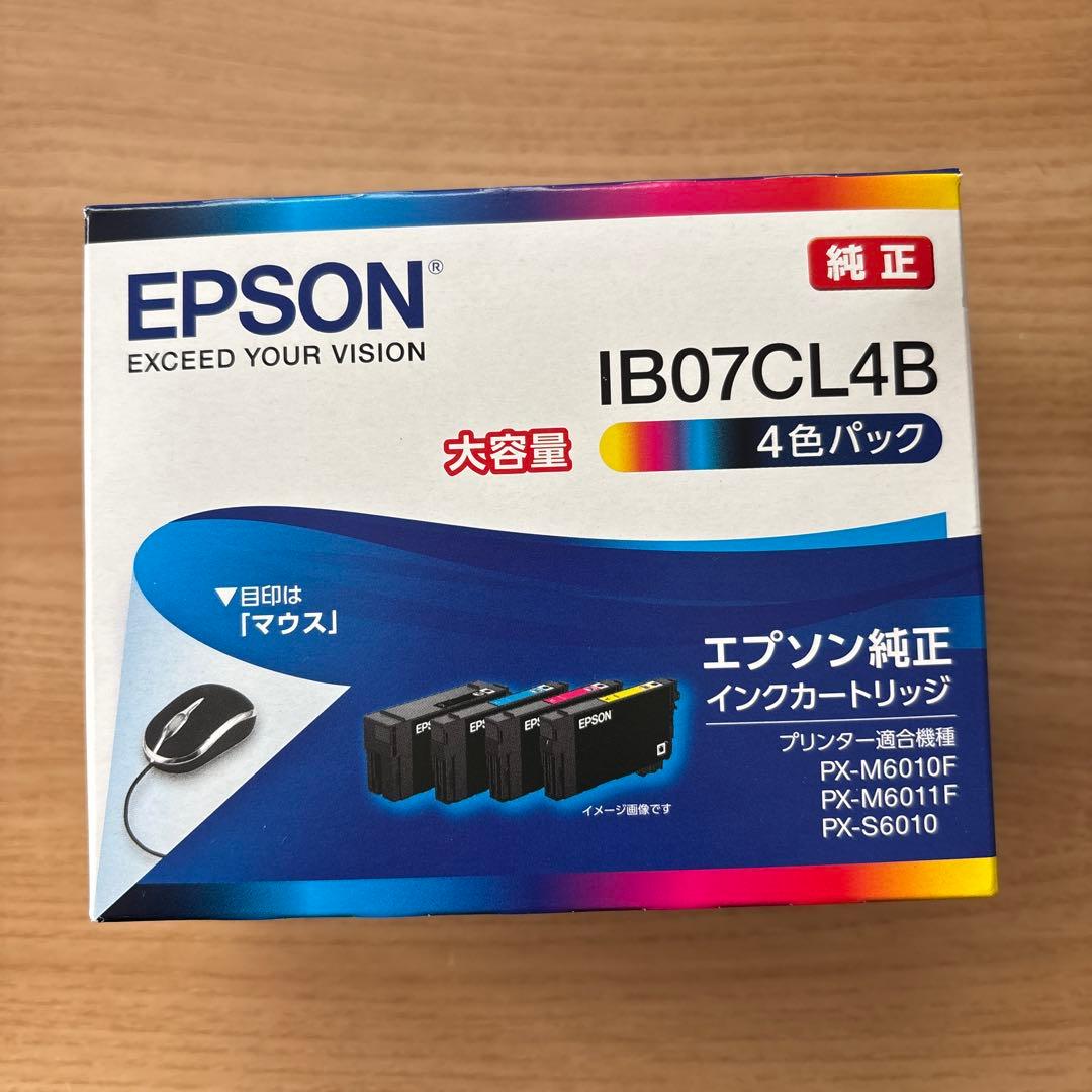 EPSON IB07CL4B インクカートリッジ 4色パック