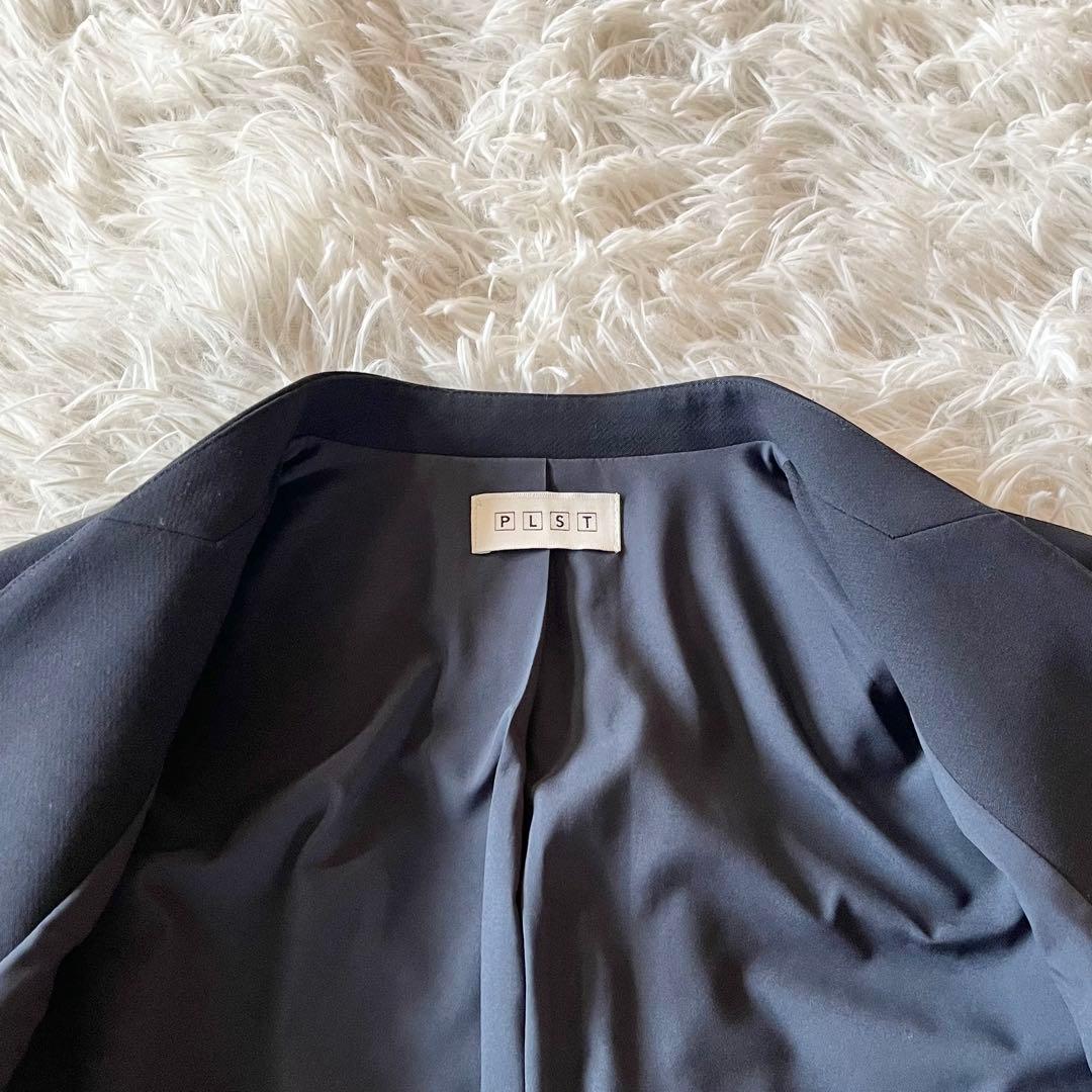 美品✨ プラステ ウォームリザーブカラーレスジャケット パンツスーツ 近年モデル