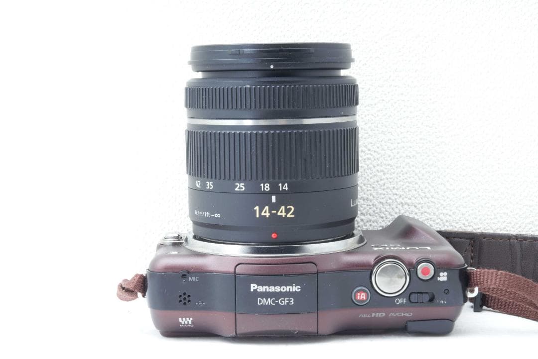 LUMIX ミラーレス一眼カメラ　DMC-GF3 電動ズームレンズキット