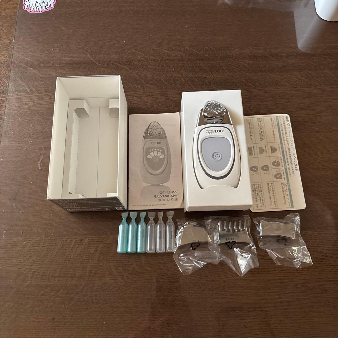 【ageLOC ガルバニックスパ　未使用ジェル6本付き】