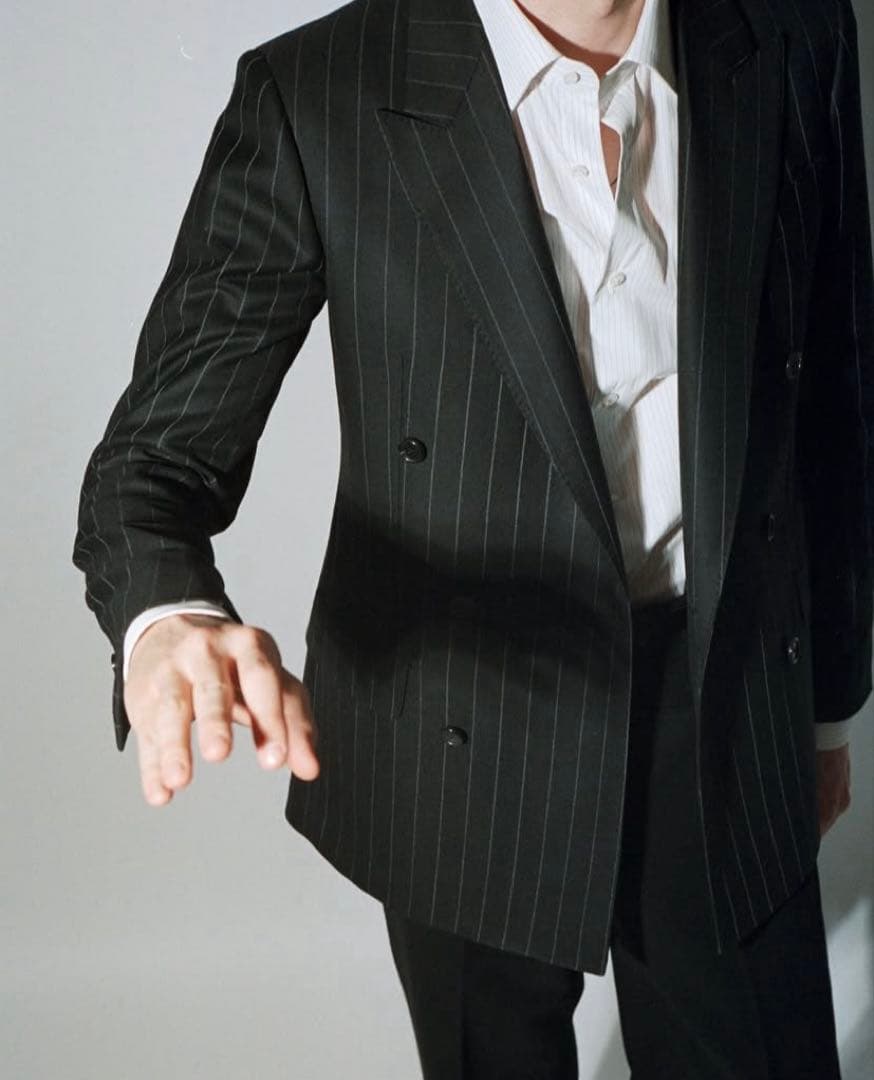 HUSBANDS ハズバンズ ストライプシャツ SIZE41