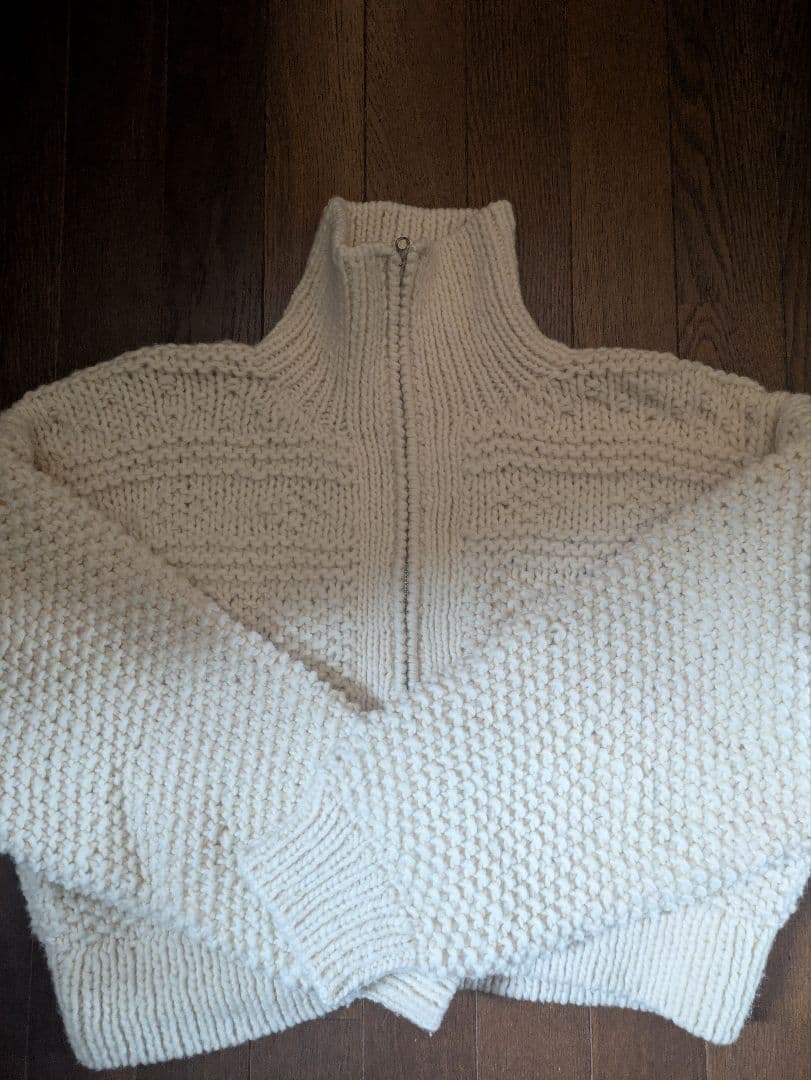 【1/25迄】anuke Wool Zip Knit