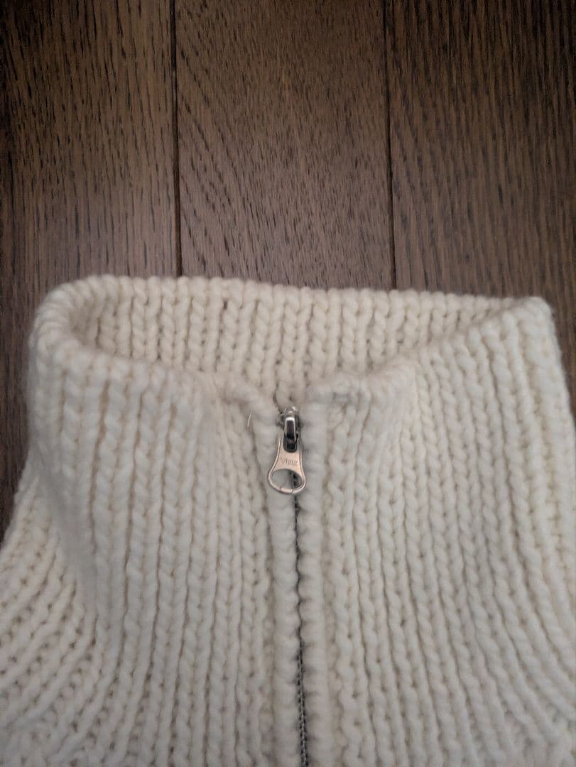 【1/25迄】anuke Wool Zip Knit