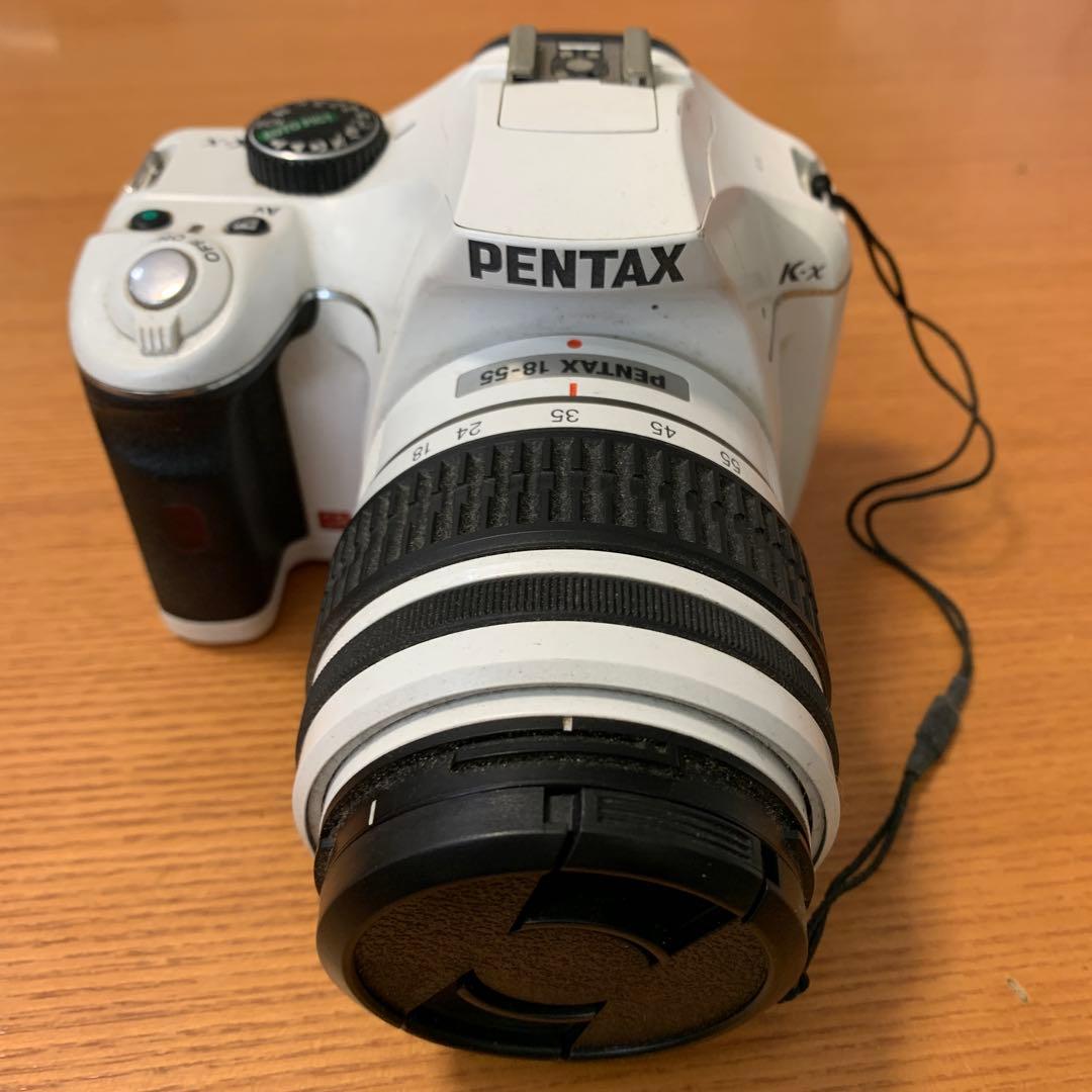 PENTAX デジタル一眼レフカメラ ホワイト ジャンク　A2