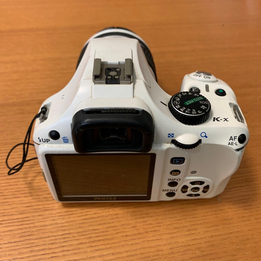 PENTAX デジタル一眼レフカメラ ホワイト ジャンク　A2