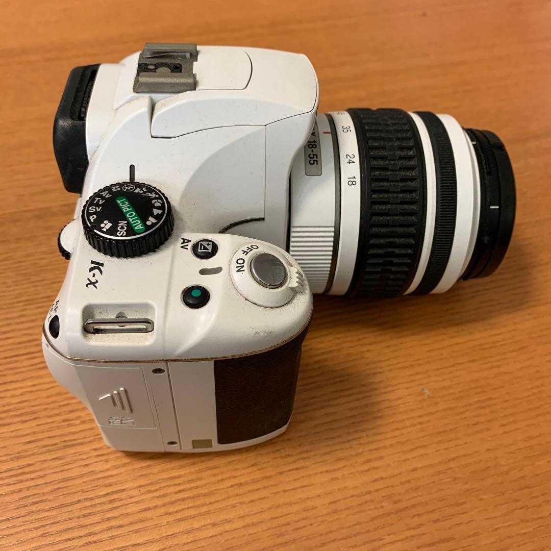 PENTAX デジタル一眼レフカメラ ホワイト ジャンク　A2