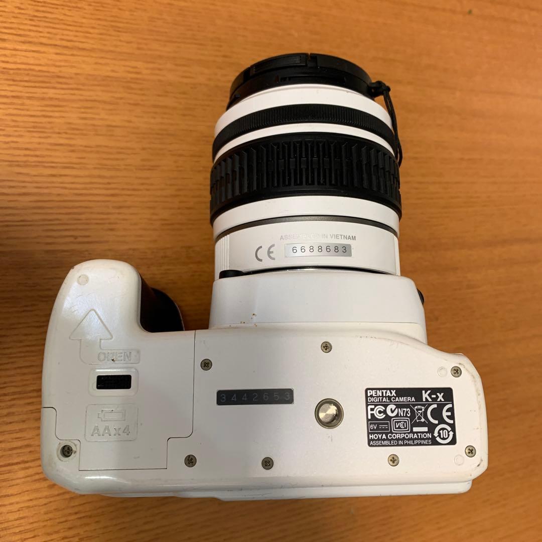 PENTAX デジタル一眼レフカメラ ホワイト ジャンク　A2
