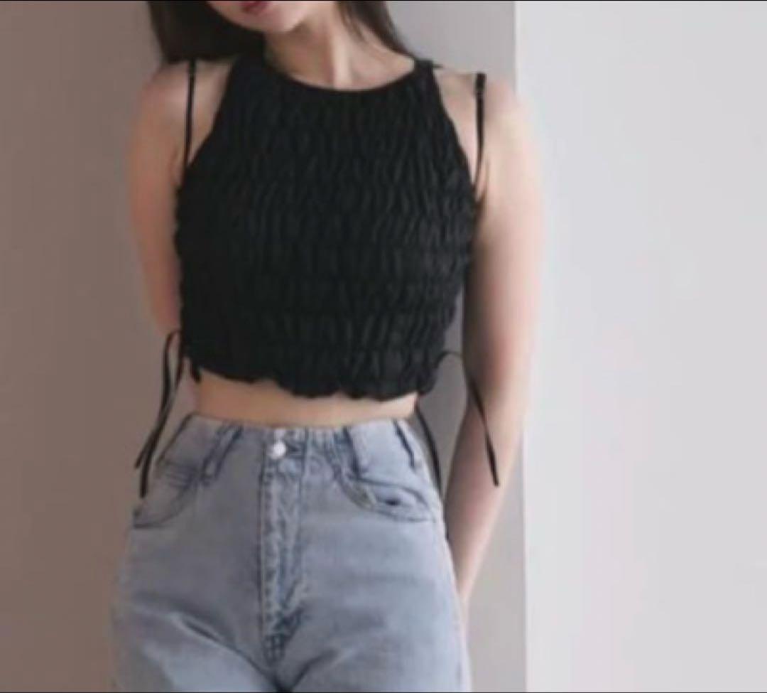 未使用タグ付き⭐︎andmary メイシャーリングトップス